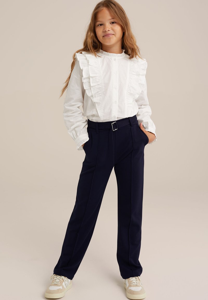WE Fashion - Kelnės - blue, Padidinti