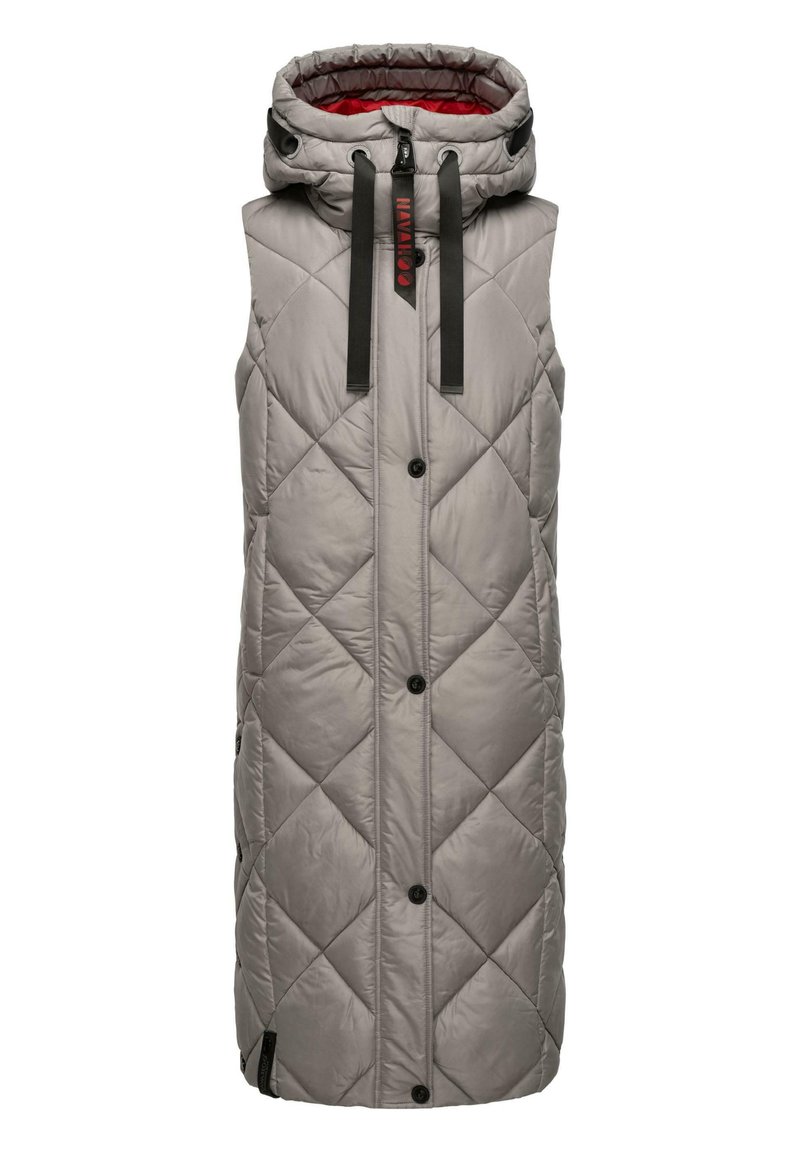 Navahoo SCHNUCKEL Waistcoat zinc grey/light grey Zalando.ie
