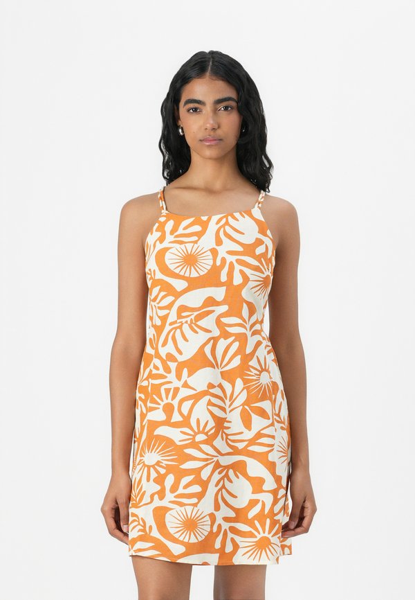 ONLJAKIRI STRAP DRESS - Freizeitkleid - harvest pumpkin