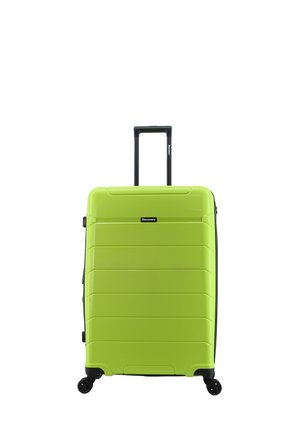 Wheeled suitcase - lime green