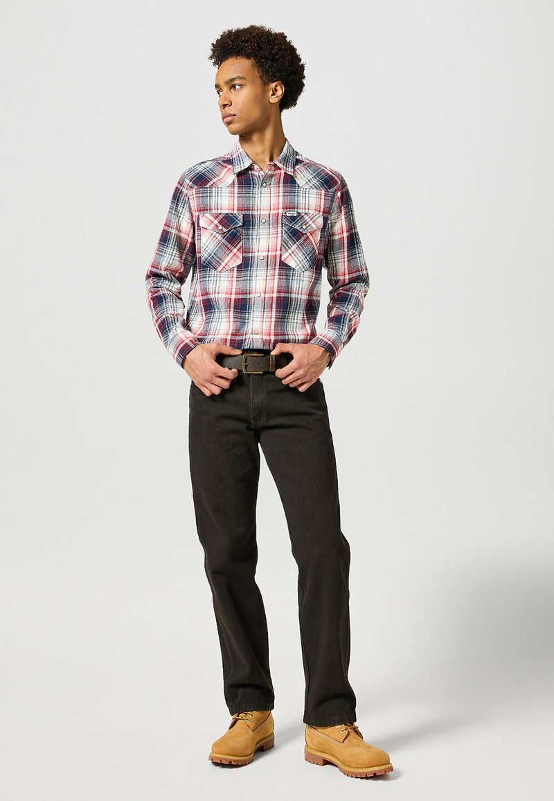 Wrangler - Gooi deken, ultra pluche fleece thuis beddengoed, perfect voor bank of bed (Canyon Ikat grijs, gooien