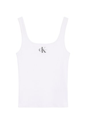 Calvin Klein Jeans, MONOGRAM SCOOP - Μπλούζα - brilliant white