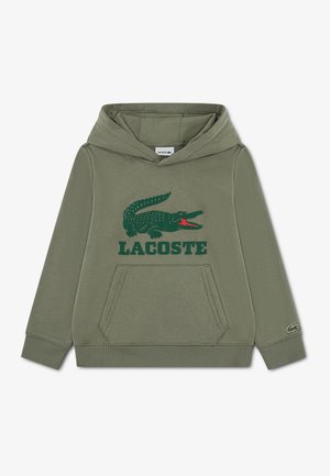 Lacoste, Суитшърт с качулка - kaki