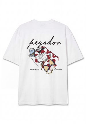 Pegador, COMILLAS HEAVY OVERSIZED TEE - Μπλουζάκι με στάμπα - white