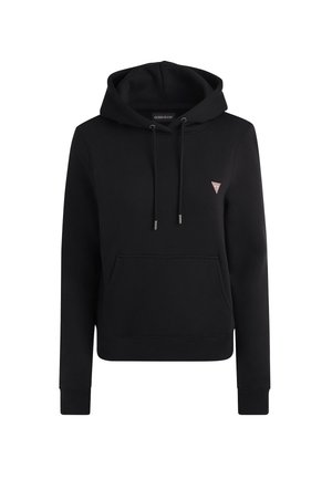 Guess Jeans REG MINI TRIANG  - Kapuzenpullover - schwarz