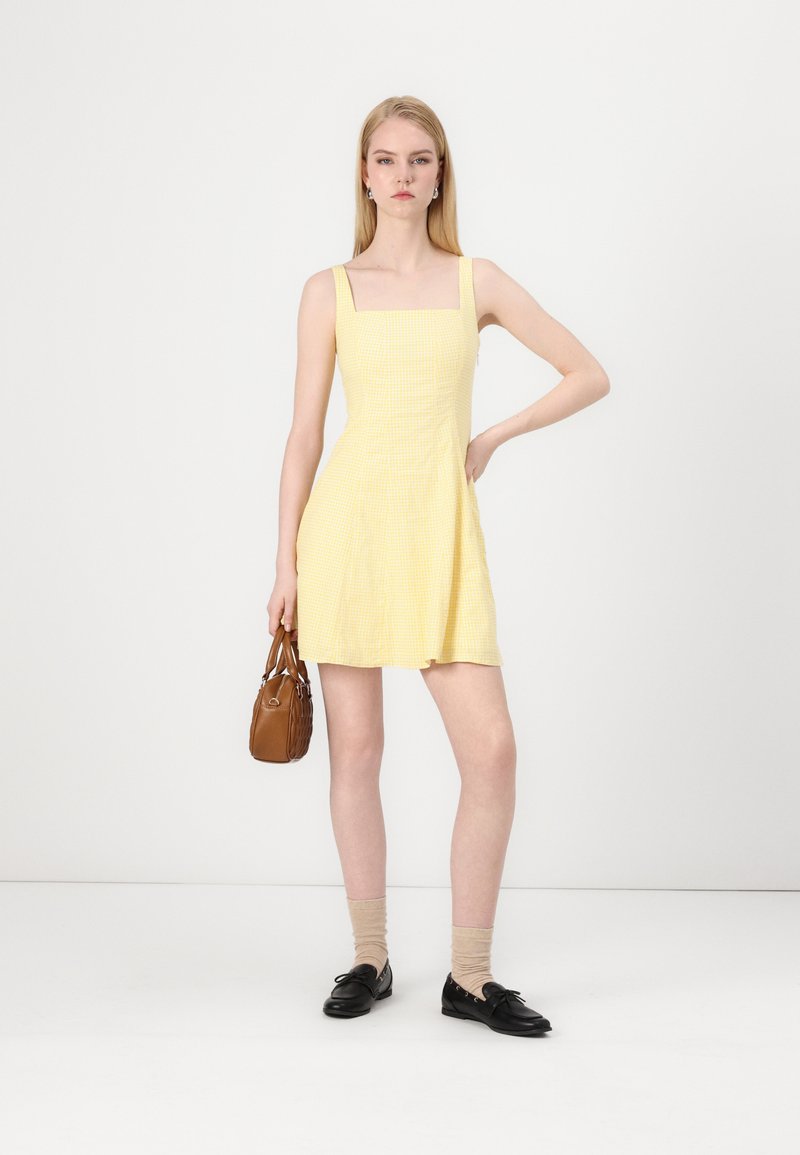 Abercrombie & Fitch MILA CLASSIC - Day dress - light yellow - Zalando.ie Abercrombie & Fitch MILA CLASSIC - Day dress - light yellow - Zalando.ie