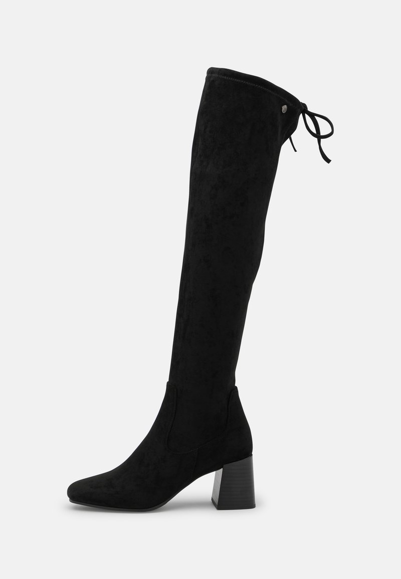 XTI Botas mosqueteras - black/negro Zalando.es