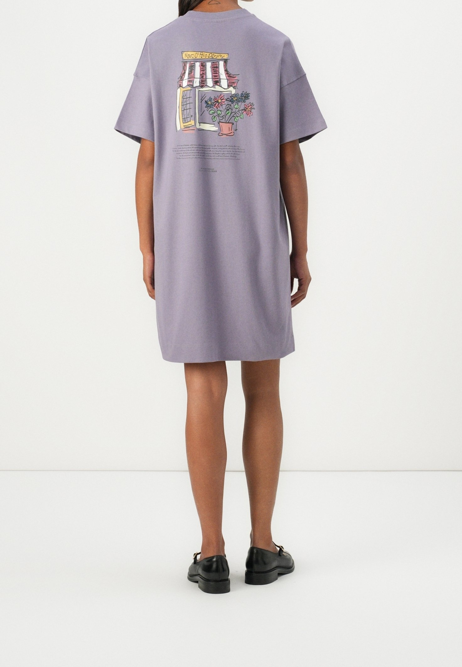 Marc O'Polo DENIM Jersey dress - lilac - (Pre-owned) - Zalando.ie