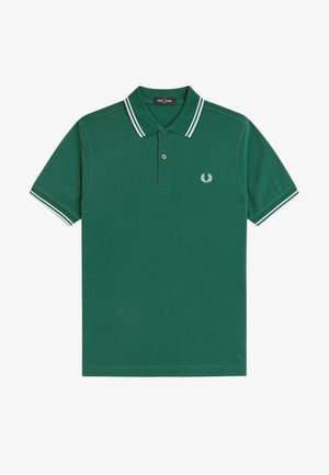Fred Perry, THE TWIN TIPPED FRED PERRY SHIRT - Poloshirt - sport green/light ice/light ice