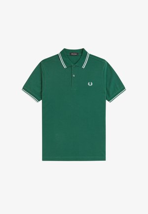 Fred Perry, THE TWIN TIPPED FRED PERRY SHIRT - Poloshirt - sport green/light ice/light ice
