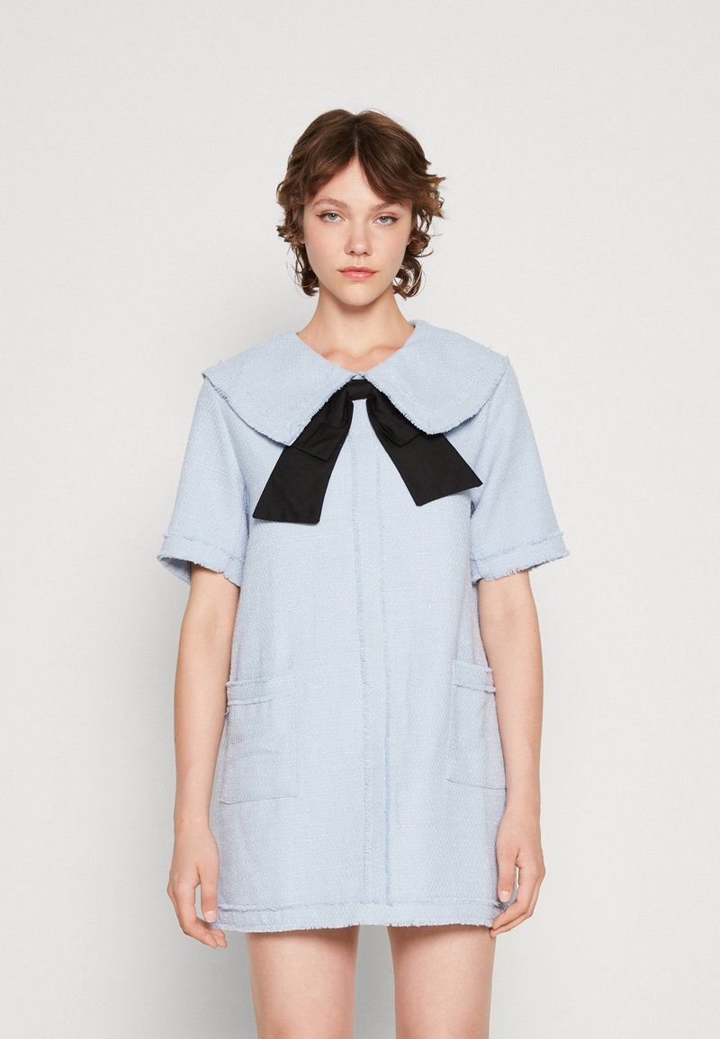 Sister Jane FANCIES FRAY TWEED DRESS Day dress blue Zalando.ie