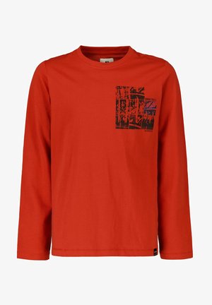 LONGSLEEVE WITH PRINT - Langærmede T-shirts - carmine