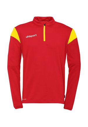 Fleece trui - rot limonengelb