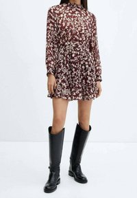 Mango Freizeitkleid - bordeaux