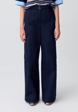 Pantalon cargo - marine