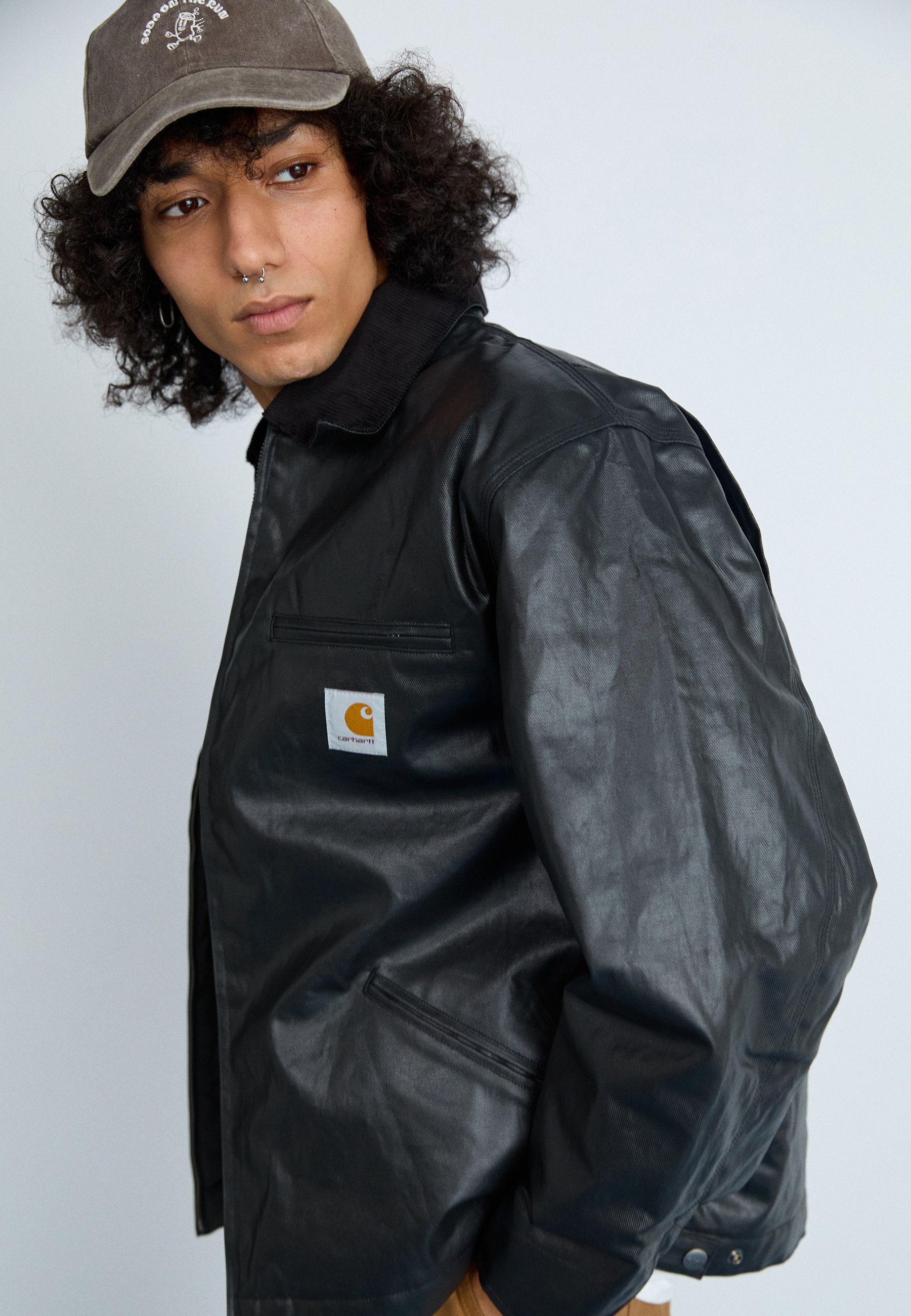Carhartt WIP DEAN JACKET - Leichte Jacke - black/schwarz - Zalando