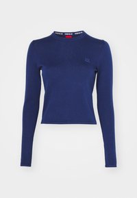 Unselected, dark blue