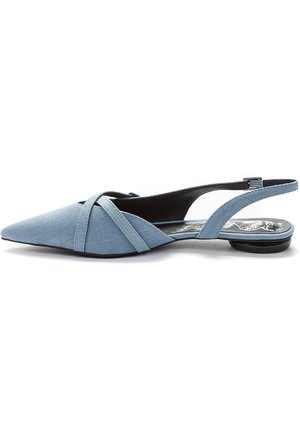 Slingback ballet pumps - blue