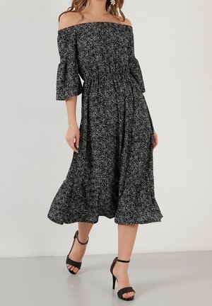 Robe de jour - mottled black