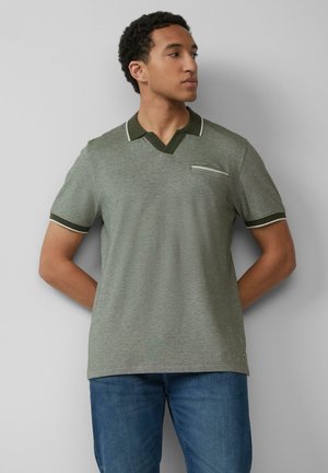 s.Oliver AUS BICOLOUR - Polo shirt - olivgrün