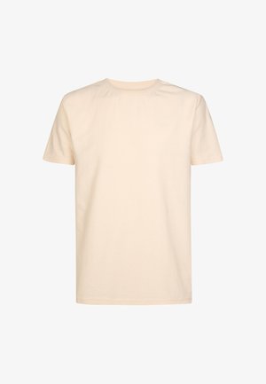 Petrol Industries, HERRINGBONE JERSEY T-SHIRT HAYDEN - T-shirt basic - stone white