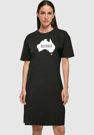 AUSTRALIA X SLIT - Robe en jersey - black