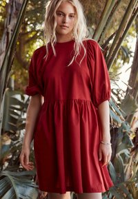 Next PUFF SLEEVE MINI - REGULAR FIT - Trikoomekko - red