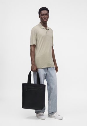 HUGO, UNISEX - Shopping bag - black