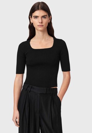 AllSaints, CRUZ HALLY TOP - T-shirt basique - black