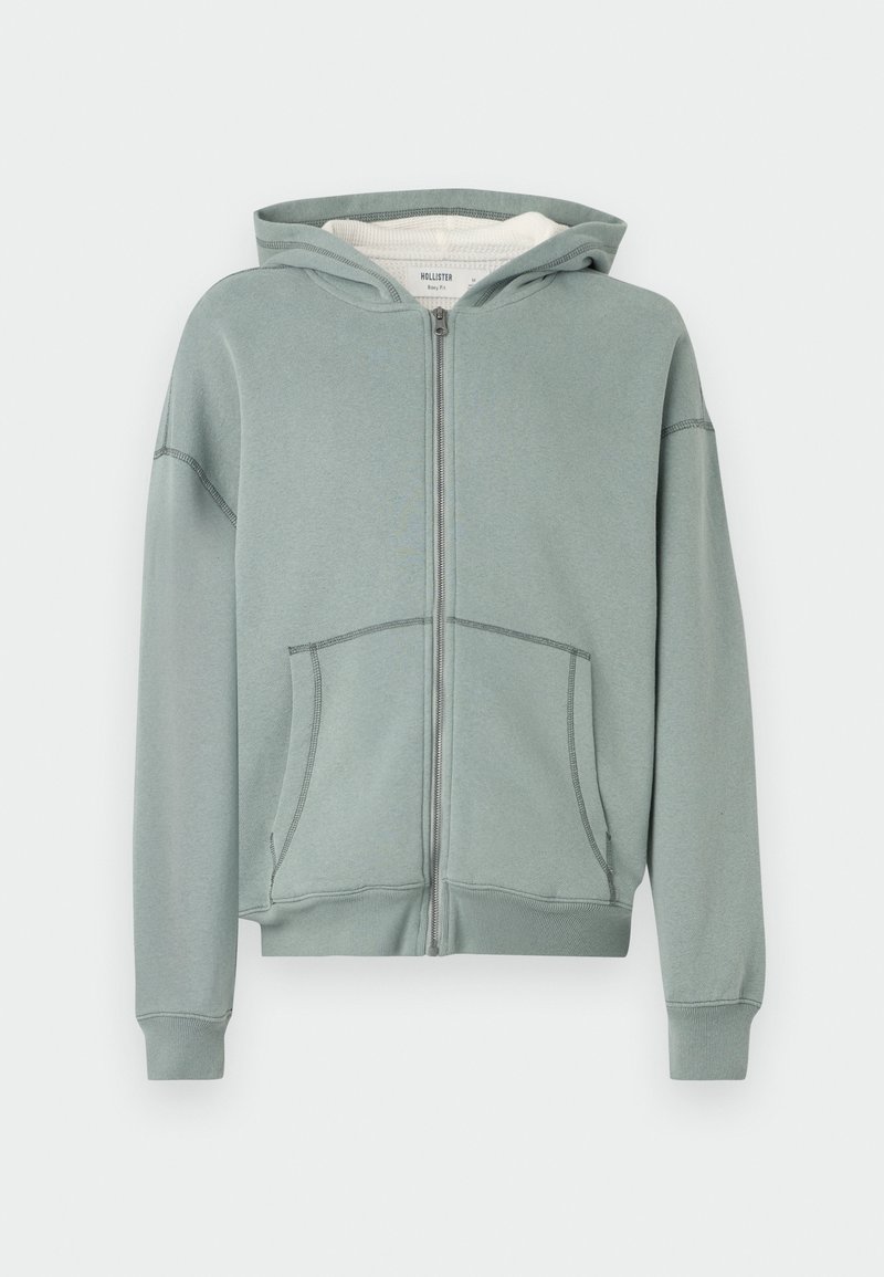 Hollister Co. Sweater met rits groen