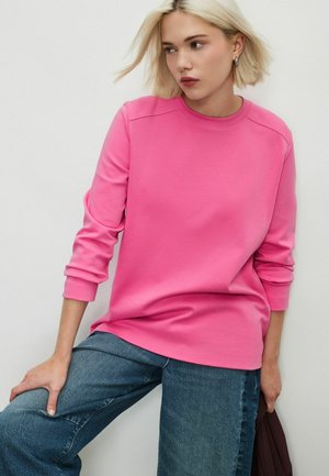 REGULAR FIT - LONG SLEEVE CREW NECK - Long sleeved top - pink