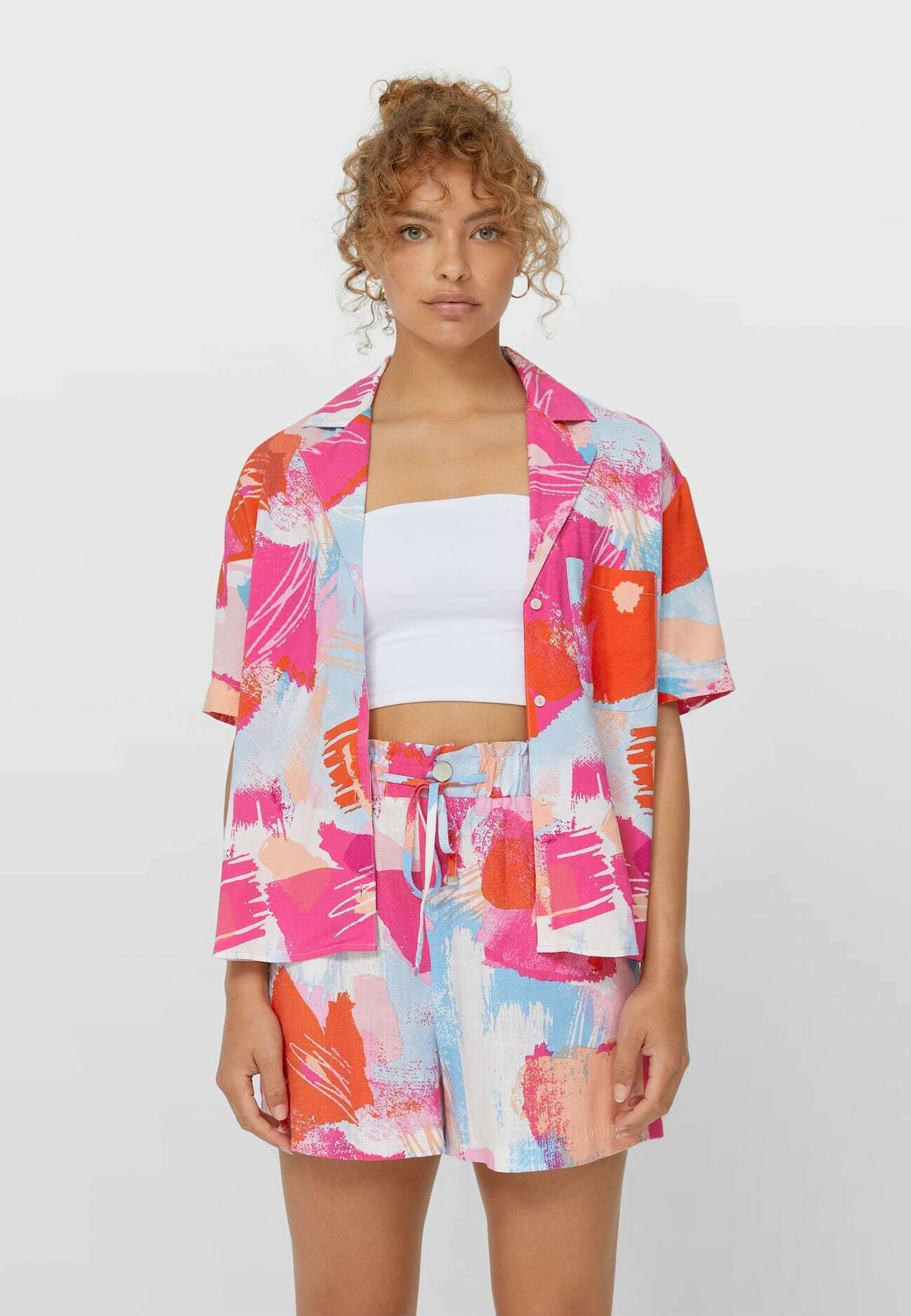 Donna LOOSE FITTING SHORT SLEEVE SHIRT - Camicia Donna LOOSE FITTING SHORT SLEEVE SHIRT - Camicia