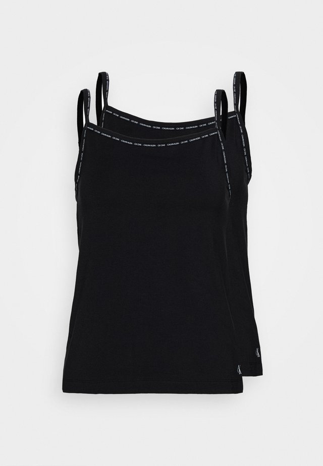 CAMISOLE 2 PACK - Undertröja - black