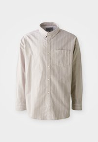 CASSEL - Camisa - peanut/white