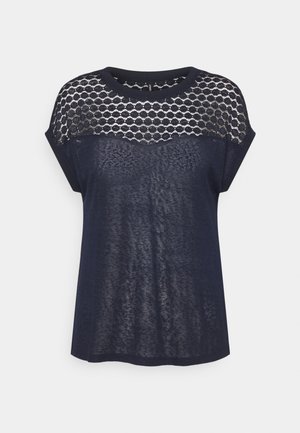 T-shirt print - dark blue