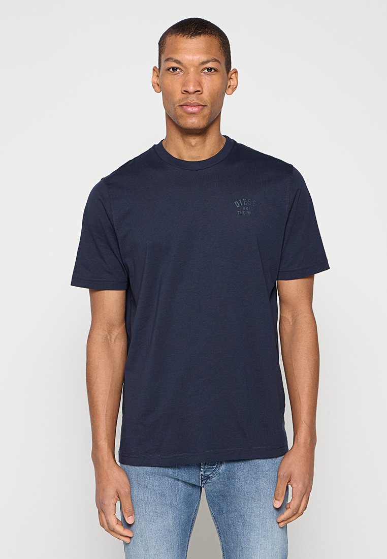 Diesel T-shirt basic blauw