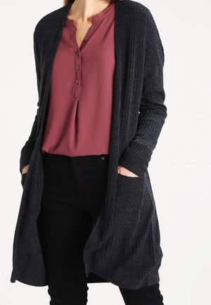 Cardigan - mottled dark grey