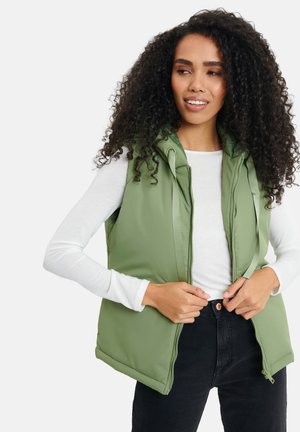 Threadbare Waistcoat - grün