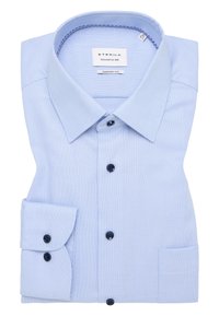 Eterna BAUMWOLLHEMD - COMFORT FIT - Camicia elegante - hellblau