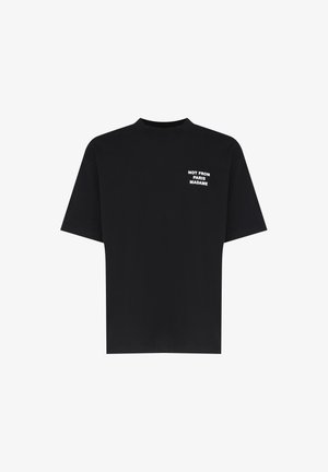 Drôle de Monsieur T-shirt con stampa - nero