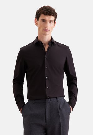 Seidensticker, JERSEYHEMD SCHWARZE ROSE - Overhemd - black