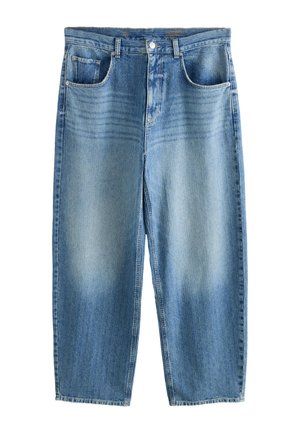 Next, BALLOON FIT - Jeans Relaxed Fit - light blue crosshatch