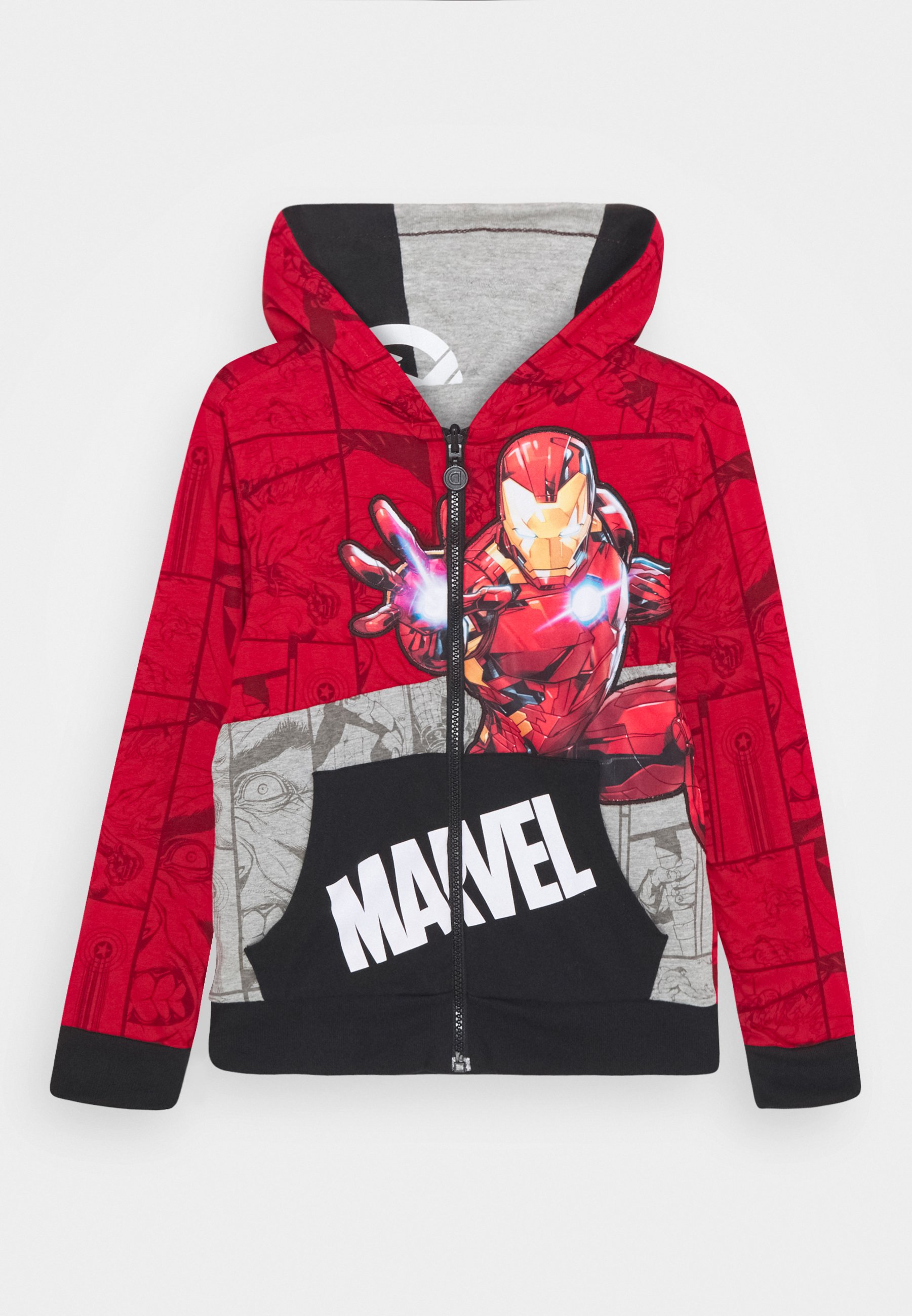 Desigual MARVEL IRON MAN Huvtröja med dragkedja red Desigual MARVEL SPIDER MAN Långärmad tröja red Zalando.se