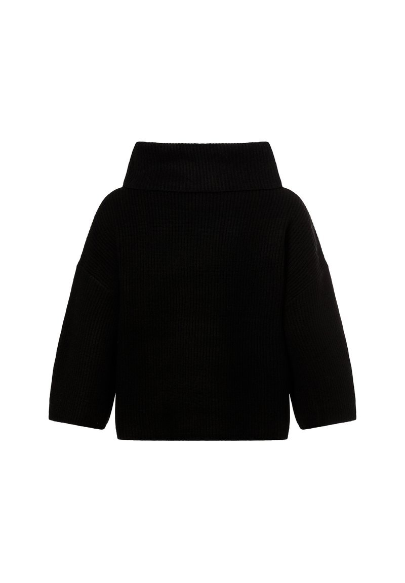 comma Strickpullover schwarz Zalando