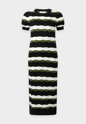 Diane von Furstenberg, Tröjklänning - green/black