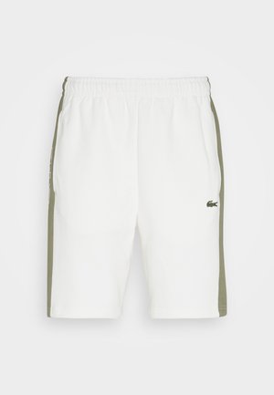 Lacoste COLOR BLOCK - Spodnji deli trenirk - flour/oliv