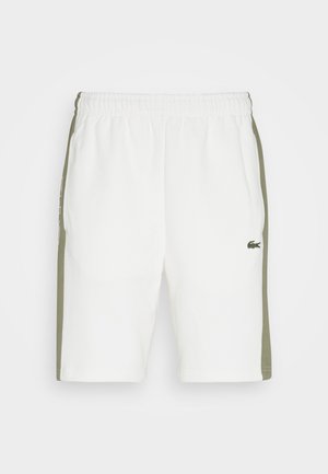 Lacoste COLOR BLOCK - Trainingsbroek - flour/oliv