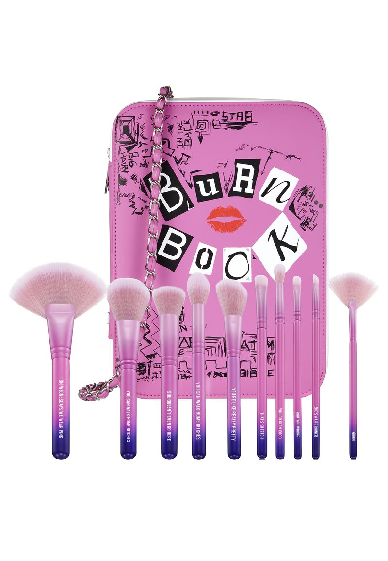 Spectrum MEAN GIRLS MINI BURN BOOK AND 10 PIECE BRUSH SET nieokreślony