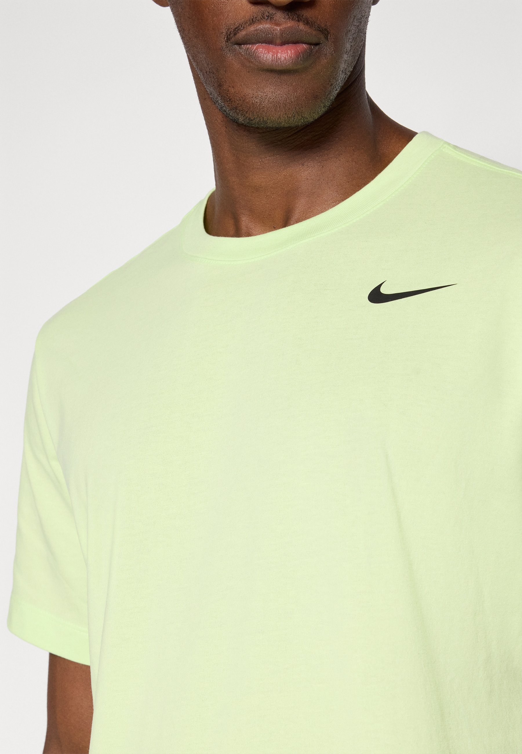 black lime green nike shirt