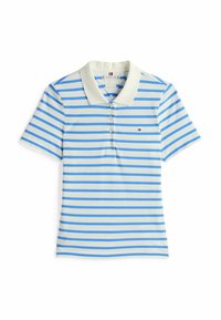 SLIM - Polo - ecru  blue spell stp